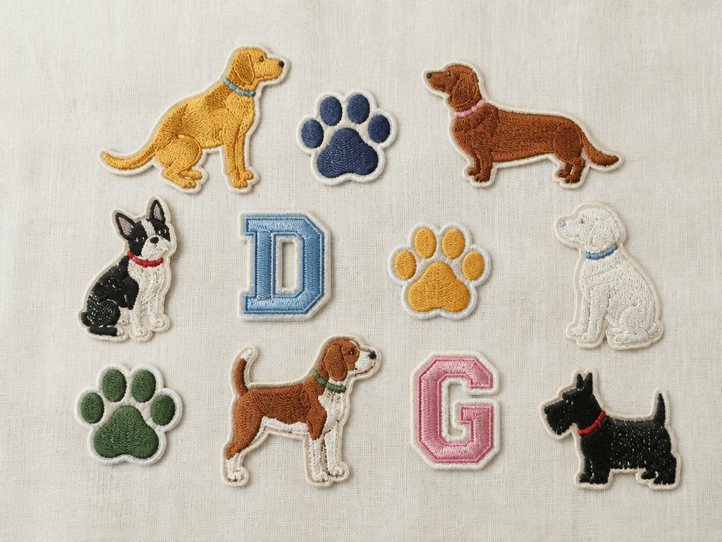 犬や肉球のワッペン